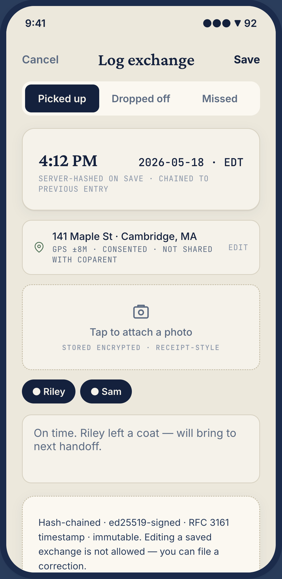 Coparent screenshot 6