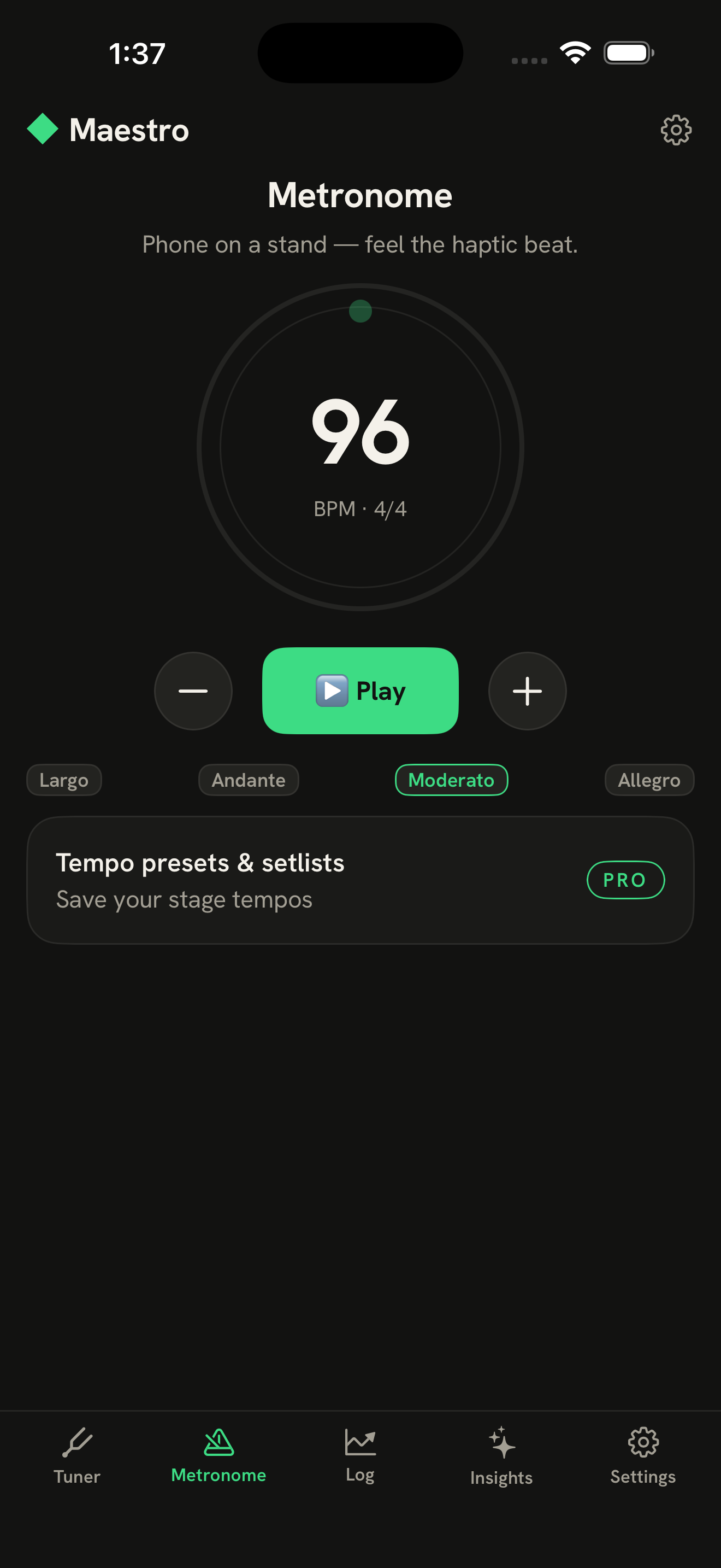 Maestro screenshot 2